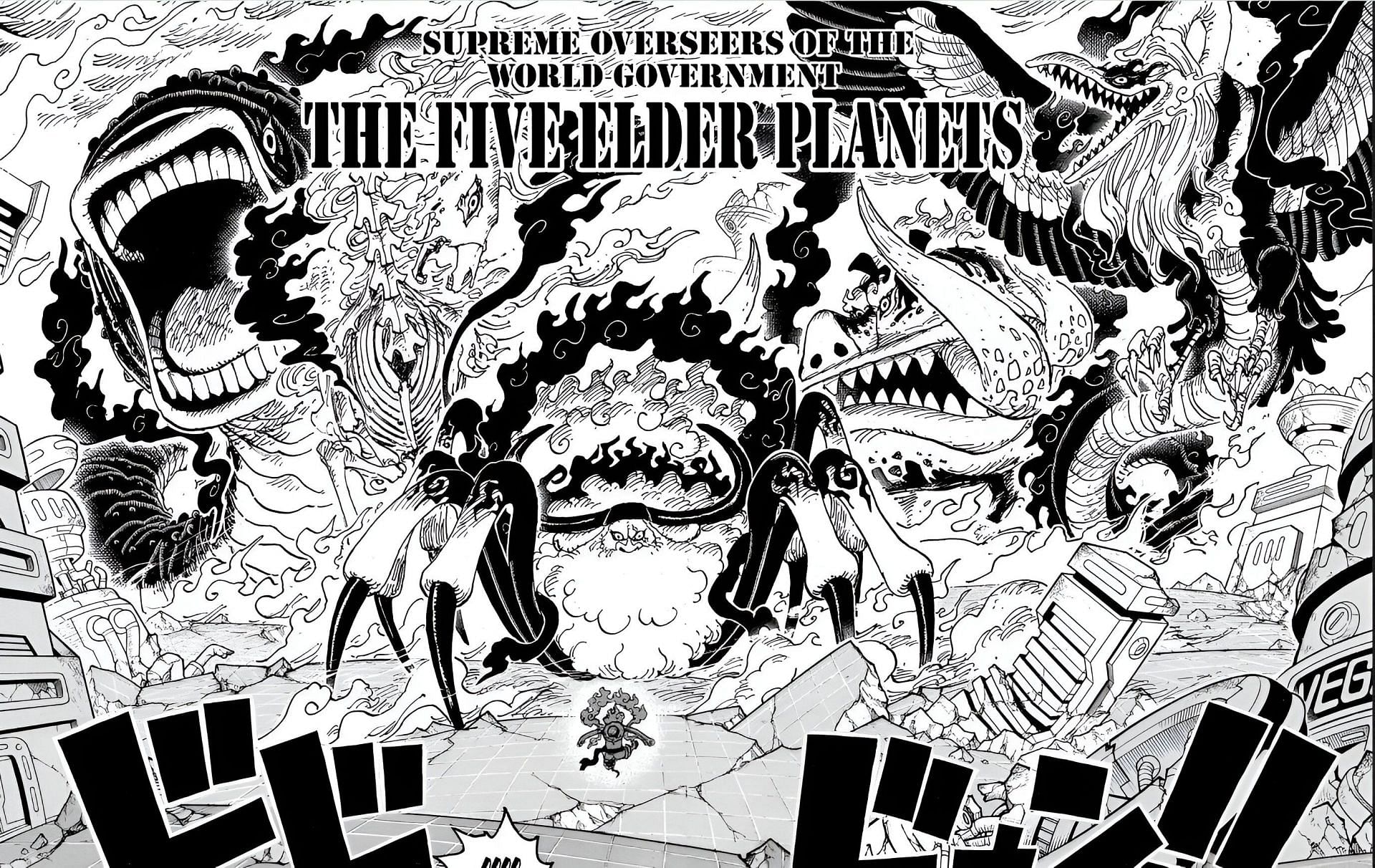 Eiichiro Oda's work, One Piece (Image via Shueisha)